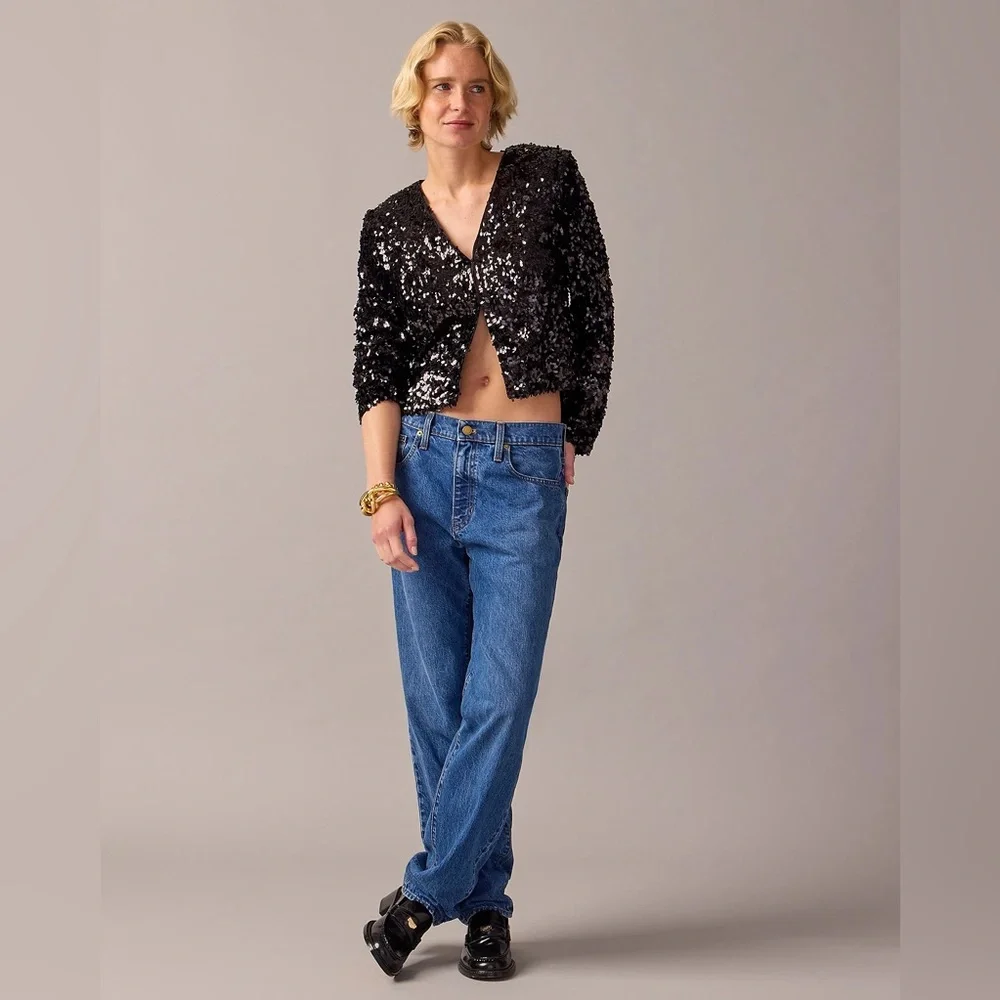 J.Crew Collection sequin lady jacket BV212
